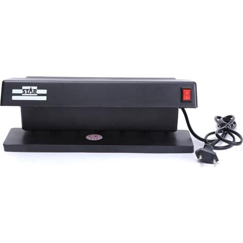 Portable Desktop Counterfeit Bill Detector Cash Money Currency Banknotes Notes Checker Ultraviolet Uv Lamp Watermark Machine
