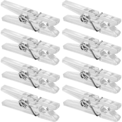 50pcs Hanging Clips Plastic Laundry Clothes Pegs for Sock Pants Clothes