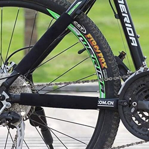 Bike Accessories 1pcs Cycling Care Chain Posted Guards Bicycle Frame Chain Protector Chain Protection Cover Pad Cycling Bicycle