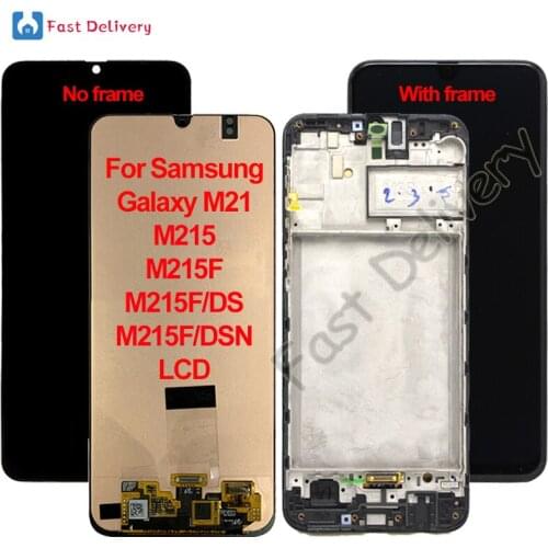 For Samsung Galaxy M21 M215 M215F M215F/DS M215F/DSN LCD Display Touch Screen Digitizer Assembly Replacement Accessory 100% Test