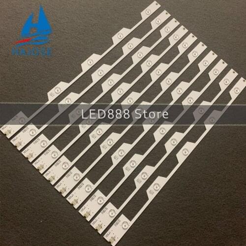 10pcs/set 5LED LED Backlight strip For Thomson 55UD6306 LVU550NDEL CD9W18 4C-LB5504-HR3 HR4 4C-LB5505-HR01J