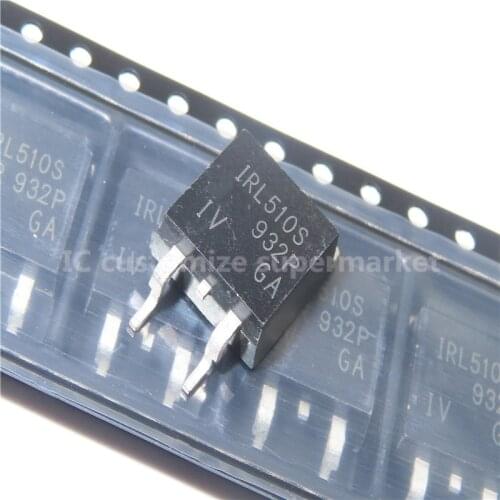 10PCS/LOT IRL510S TO-263 100V 5.6A SMD Triode