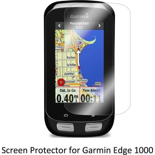 3* Clear LCD PET Film Anti-Scratch Screen Protector Cover for Cycling Training GPS Garmin Edge 1000 Edge1000