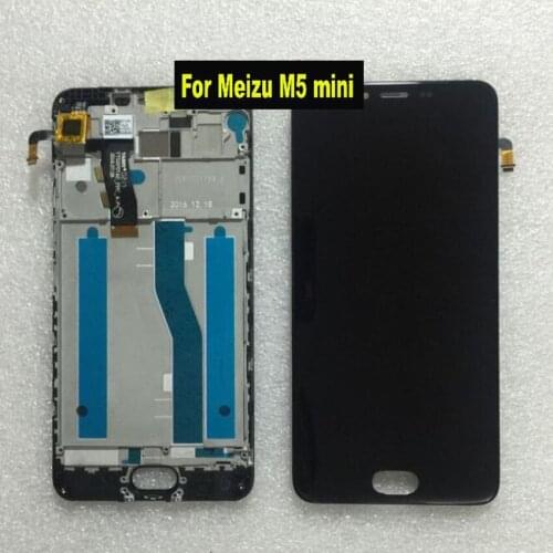 5.2inch Tested Digitizer Touch Screen + Full LCD Display Assembly with frame For Meizu M5 mini Meilan 5 M611D M611Y M611A