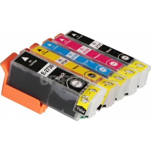 UP 5pcs T2730 -t2734 Ink Cartridge compatible for epson XP520 XP600 XP610 XP620 XP700 XP800 XP810 XP820 printer 273XL