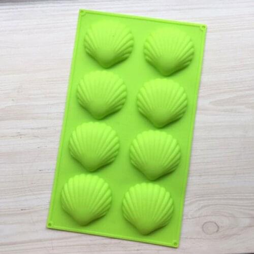 8 Empty Shell Baking Cake Decoration Mold DIY Handmade Soap Tool