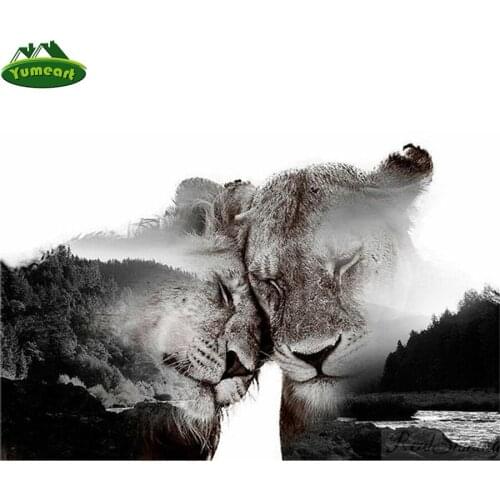 Diamants Painting By Number Mountain Nature Diamond Painting,full,square Needlework Diamond Embroidery Mosaic Art Puzzle Lion