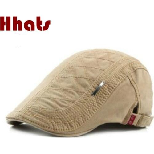 Which in shower solid color casual spring summer beret women men blank flat cap adjustable zipper fashion newsboy hat sun bone