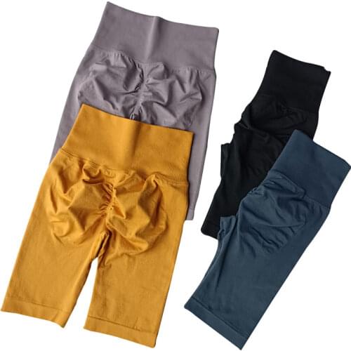 Booty Seamless Sports Short For Women Hip Push Up Short Leggings High Waist Gym Yoga Shorts Tummy Control Workout Fitness Shorts