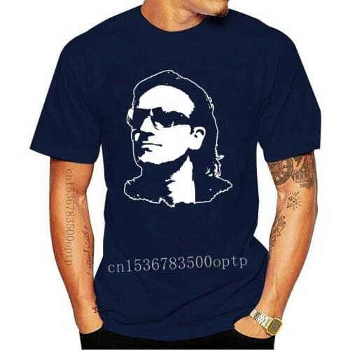 Bono U2 Irish Rock Che Guevara Style Heavy Cotton 2021 New 100% Cotton Top Quality Fashion Funny O Neck Cartoon T Shirts