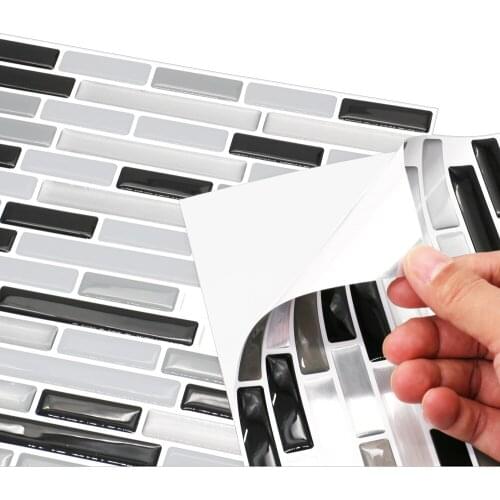 DIY mosaic self-adhesive tile wall stickers vinyl bathroom kitchen home wallpaper decoration