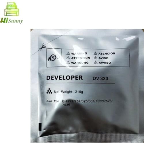 DV323 DV-323 Developer for Konica MIniolta BH323 BH367 BH287 BH227 BH7522 BH7536 BH7528 323 367 287 227 7522 7536 7528 Refilled