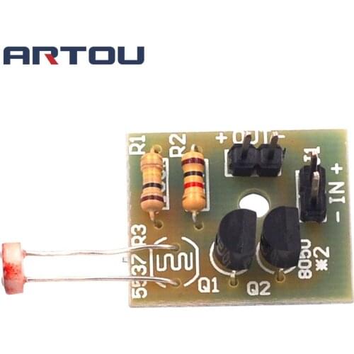 DIY Kit Light Control Sensor Switch Suite Photosensitive Induction Switch Kits DIY Electronic Trainning Integrated Circuit Suite