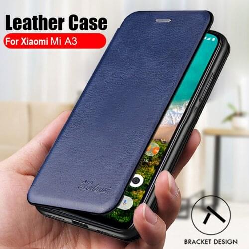 For xiaomi mi a3 case Leather Flip Book Wallet Stand Phone Case on xiomi for xiaomi mi a 3 3a mia3 xiaomia3 back etui caso Cover