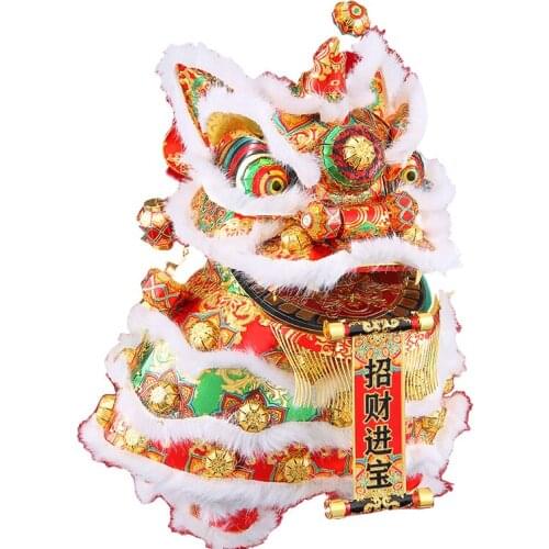 Piececool 3D Metal Puzzle Figure Toy DANCING LION model KITS Educational Puzzle 3D Models Gift jigsaw Toys For Children