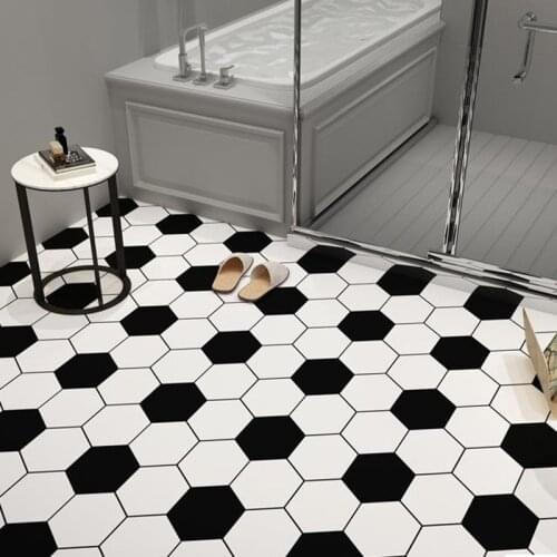 Floor Stickers Waterproof And Wear-Resistant Self-Adhesive Kitchen Floor Renovation Bathroom Bathroom Floor Tiles Non-Slip Ceram