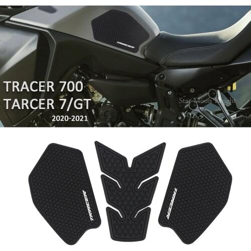 For Yamaha Tracer 700 Tracer 7 GT 2020 2021 Motorcycle Tank Pad Non-slip Side Fuel Tank Stickers Waterproof Pad Rubber Sticker