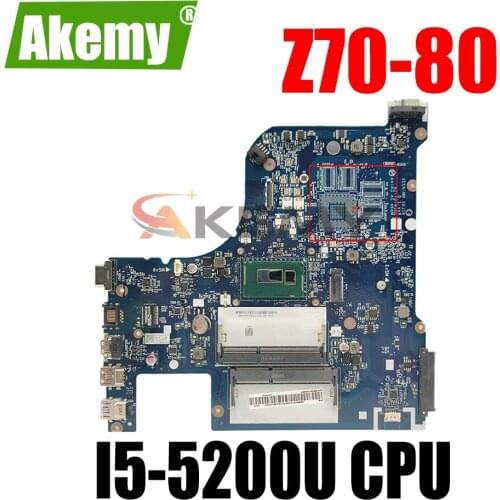 NM-A331 Laptop motherboard for Lenovo G70-80 original mainboard I5-5200U
