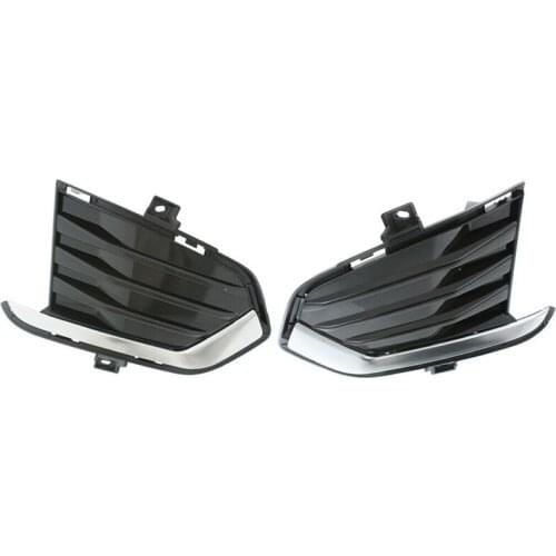 NEW-Pair Car Front Fog Light Grille Bezel Cover Fit for Cadillac XT5 2017-2019