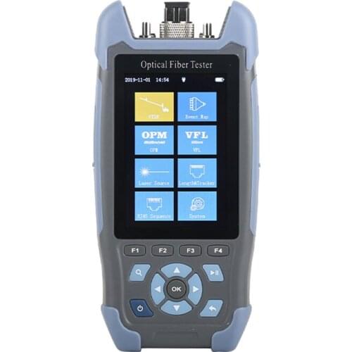 Mini-Pro OTDR Optical Reflectometer 9 functions in 1 device OPM OLS VFL Event Map RJ45 Ethernet Cable Tracker