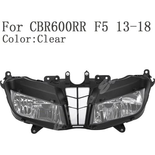 Motorcycle Front Headlight Lamp Assembly For Honda CBR600RR F5 2013 2014 2015 2016 2017 2018 Clear Lens