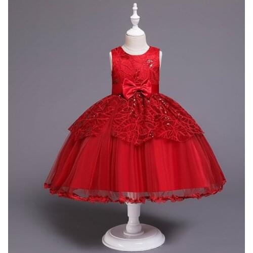 Flower Girl Dresses 2019 Big Bow First Communion Dresses Girls Pageant Dress Kids Prom Dress Princess Dress