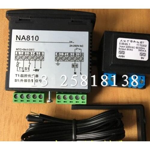 Thermostat Single refrigeration temperature controller with probe 2 meter NTC R25=5KOMH B(25/50)=3470KOMH temperature control
