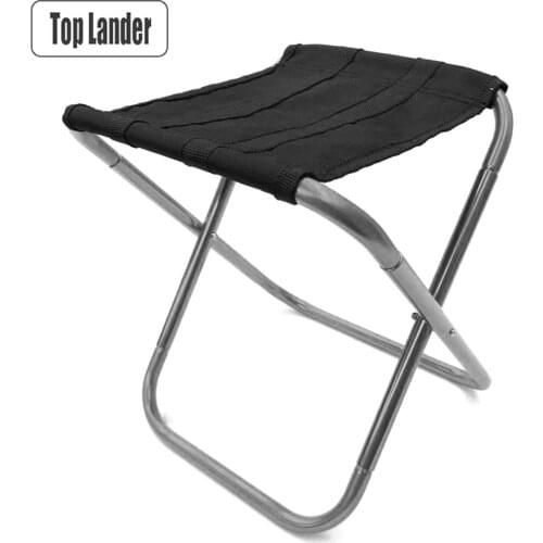 Aluminum Alloy Outdoor Fishing Chair Portable Folding Backpack Camping Camping Oxford Foldable Picnic Fishing Chair with Bag