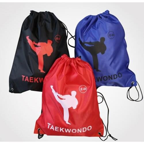 Taekwondo Bags Sport Rope Bag Tae kwon do Training Running Light Backpack Unisex Kung Fu Waterproof Soft Travel Gym Sport Bags
