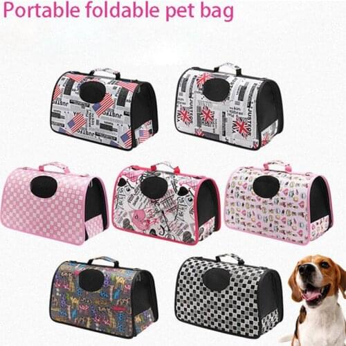 Pet Space Warehouse Pet Bag Shoulder Messenger Dog Bag Portable Cat Multicolor Transparent Collapsible Cat Bag Pet Supplies