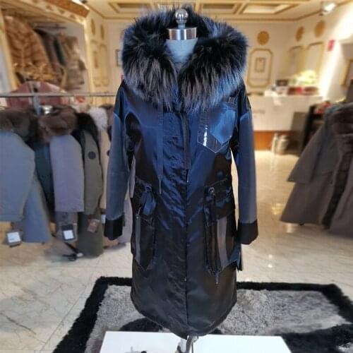 Winter Jacket Women Fur Ladies Hooded Parka Jackets Female Real Fur Coat Women Warm Casual Autumn Clothes Vintage 2020 New