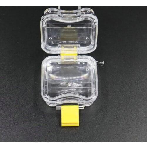 10pcs Dental Lab Material Dental Tooth Box with Film High Quality Dental Denture Storage Box Membrane