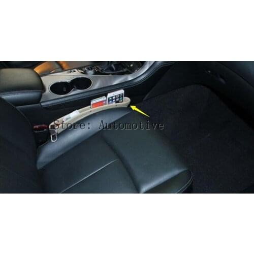 2 Color For Infiniti Q50 2014 - 2017 New Style Seat Gap Storage Container Bag Pad Plug Box 2 Pcs
