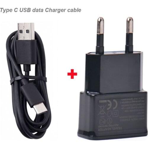 2A EU US Adapter Mobile Phone Charger +Type C USB Cable For Xiaomi Mi A2 (Mi 6X),For Huawei Honor 10,ZTE nubia Red Magic