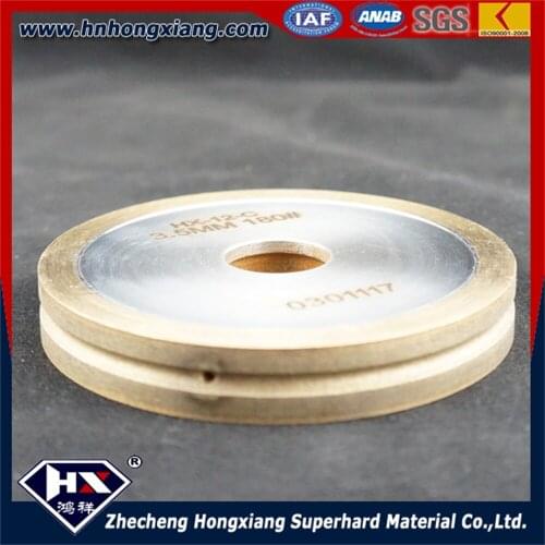 Special edge glass with using 175mm diamond pencil grinding wheel, round edge grinding wheel