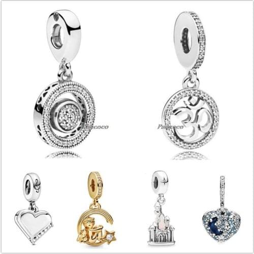 Authentic 925 Sterling Silver Grand Piano Heart Play With Heart Charm Beads Fit Pandora Bracelet & Necklace Jewelry