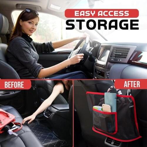 Car Net Pocket Handbag Holder Organizer Auto Interior Accessories M8617