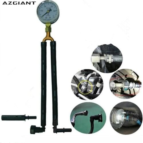 AZGIANT Car Gasoline Pressure Gauge Oil Pressure Gauge Gasoline Pressure Tool Quick Oil Pressure Gauge