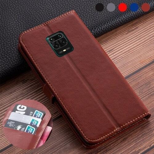 Case For Xiaomi Redmi Note 9S 4GB 64GB Back Cover Redmi Note9S Case Redmi Note 9 S note9s Luxury Leather Flip Book style Cover