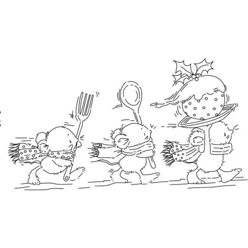 Mouse stamp Clear Stamp for Scrapbooking Transparent Silicone Rubber DIY Photo Album Decor A209