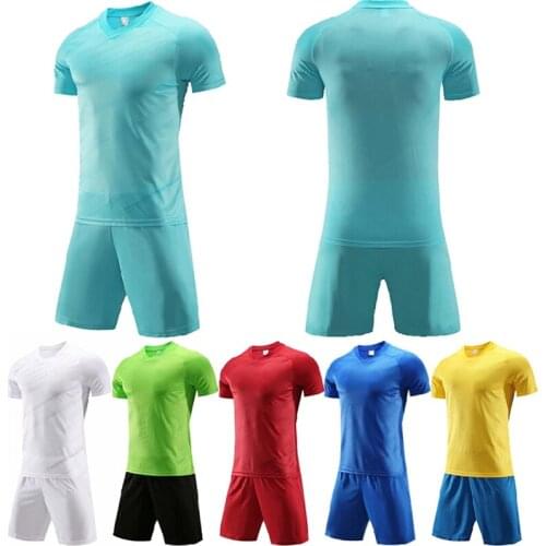 Breathable Kids Soccer Jerseys Set Survetement Football 2019 Men Blank Football Training Suit Team Football Jerseys Uniforms DIY