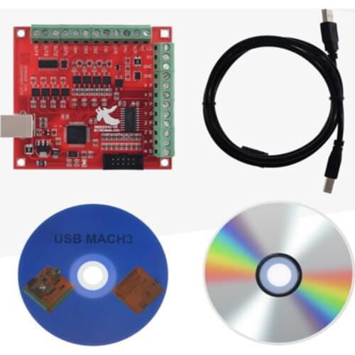 Breakout Board CNC USB MACH3 100Khz 4 Axis interface Driver Motion Controller Driver Board