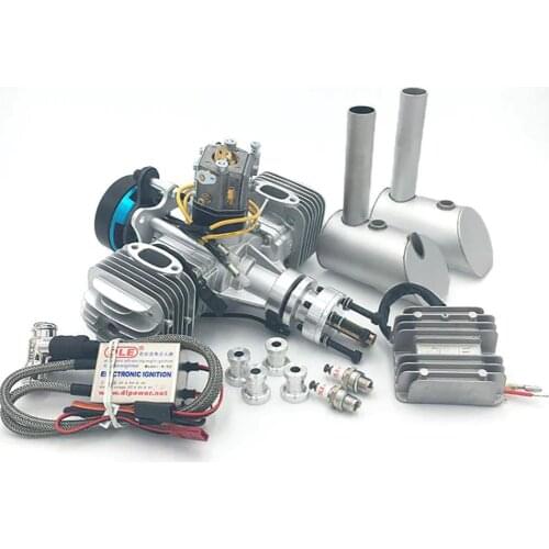 DLE60 model UAV gasoline engine dual-cylinder two-stroke with power generation system 180W60CC displacement