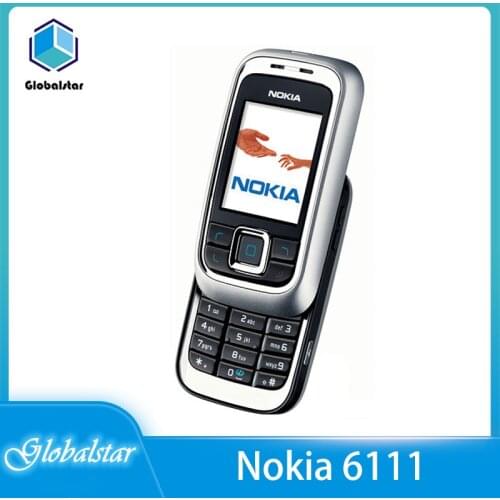 Nokia 6111 refurbished Original Unlocked 2G GSM 900/1800/1900 Slide cover Mobile Phone