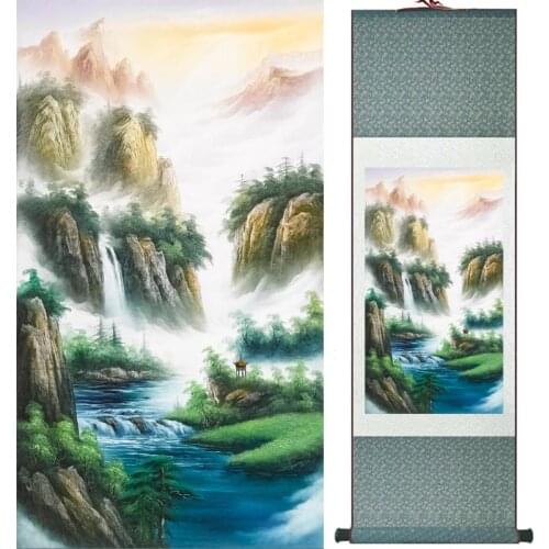 Landscape art painting Super quality traditional Chinese Art Painting Home Office Decoration Chinese painting LTW2017112420