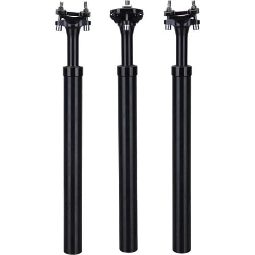 BALUGOE Mtb Suspension Telescopic Seatpost 31.6 Bicycle Shock Absorber Adjustable Seat Post Bike Saddle Rod Aluminum 27.2 Tube