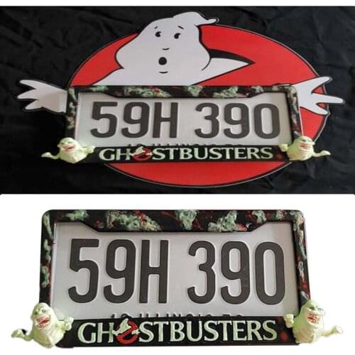 Car License Plate Frame Easy To Install Frame Halloween Personalized Michael Myers License Bracket Automobiles Accessories