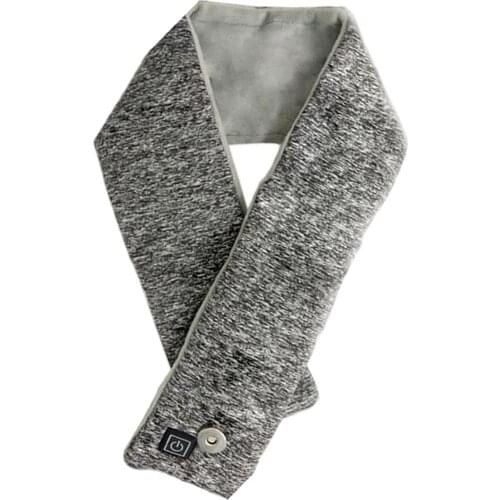Unisex Electric USB Heated Scarf Winter Heating Neck Warmer Warming Soft Shawl