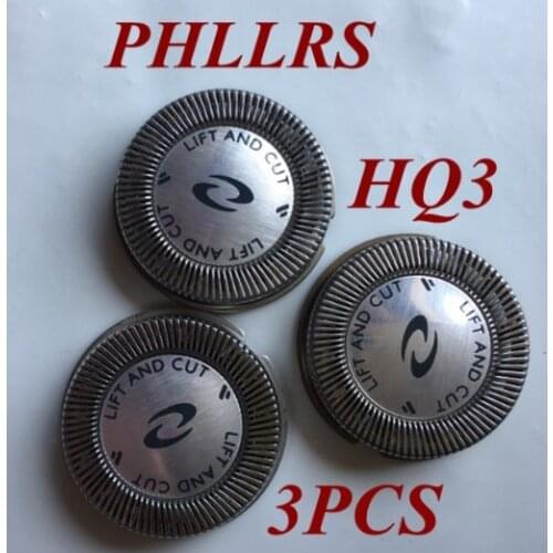 3Pcs HQ3 Replace head razor blade for Philips shaver HQ4 HQ54 hq46 HQ6868 HQ6874 HQ6879 HQ6900 HQ6920 HQ6940 HQ6970 HQ6990 HQ902