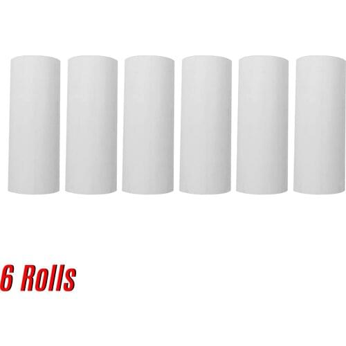 6 Rolls Thermal Paper Rolls 80x30mm Receipt Paper Cash Register Paper Rolls for Supermarket Shopping Malls POS Receipt Printer